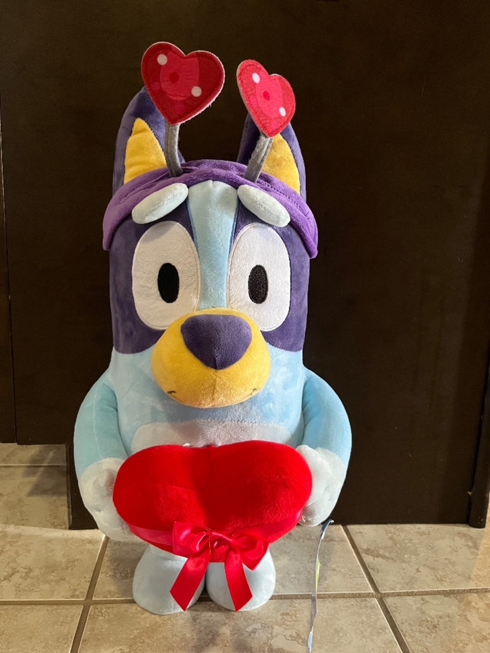 Standing Valentines Day Bluey